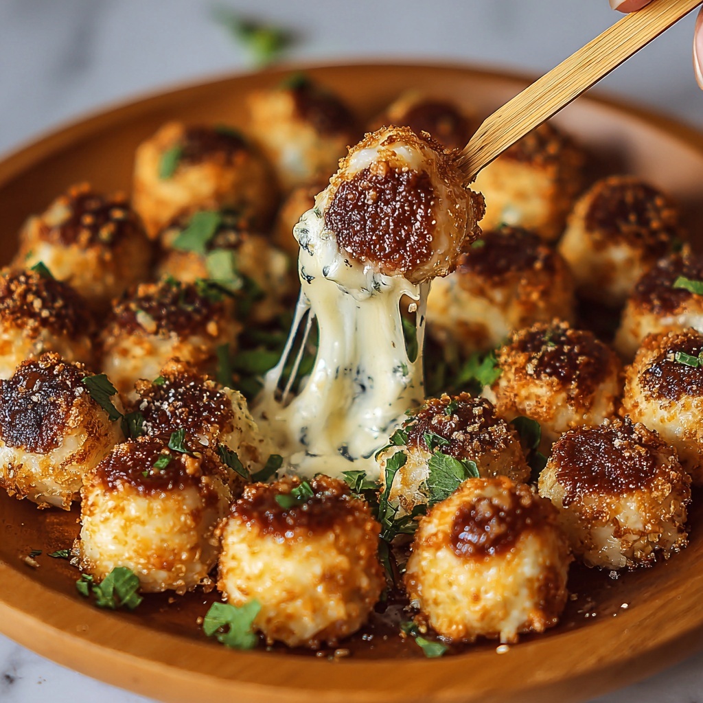 Mini Queso Cheese Balls Recipe - Recipe Image