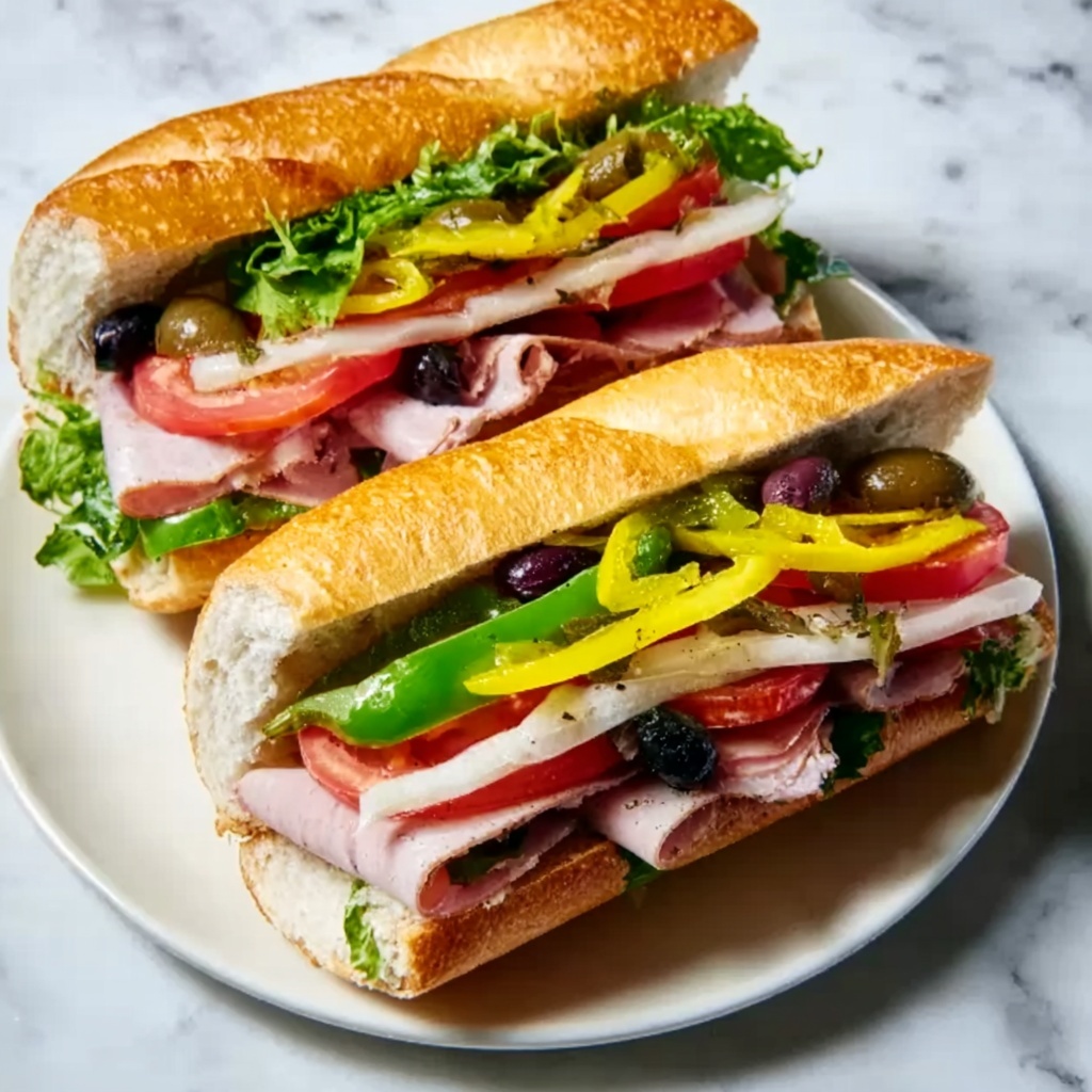 Italian Sub Sandwich Recipe - Recipe Image