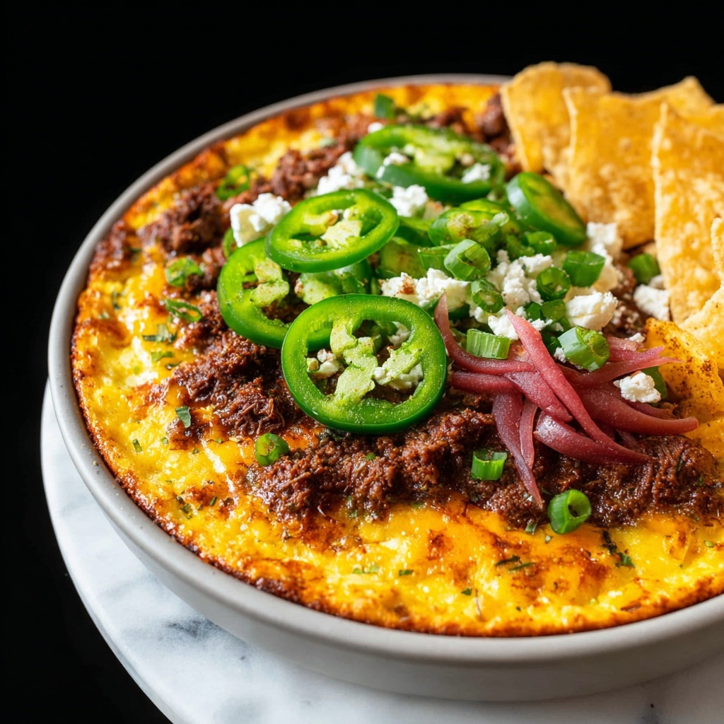 Roasted Poblano Brisket Dip Recipe - Recipe Image