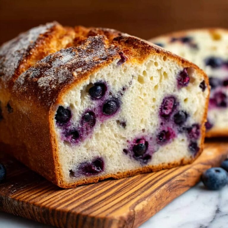 Lemon Blueberry Sourdough Bread: Juicy & Creamy Bliss Recipe