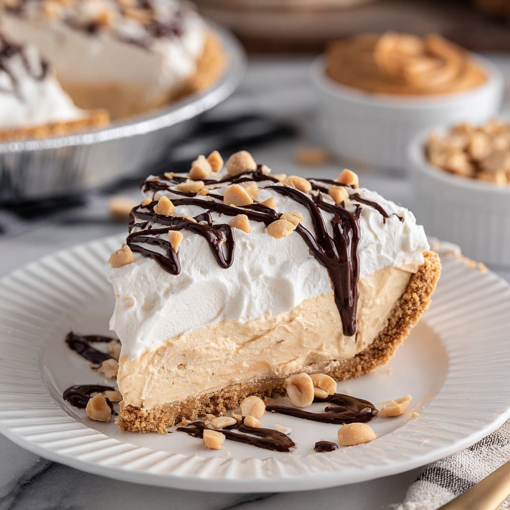 No Bake Peanut Butter Pie Recipe - Recipe Image