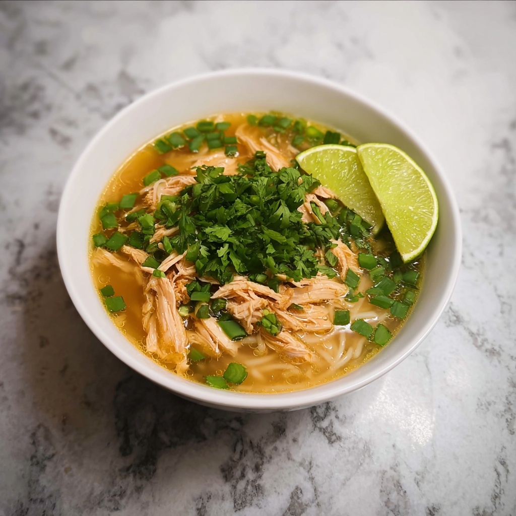 Asian Chicken Noodle Soup Recipe - Recipe Image