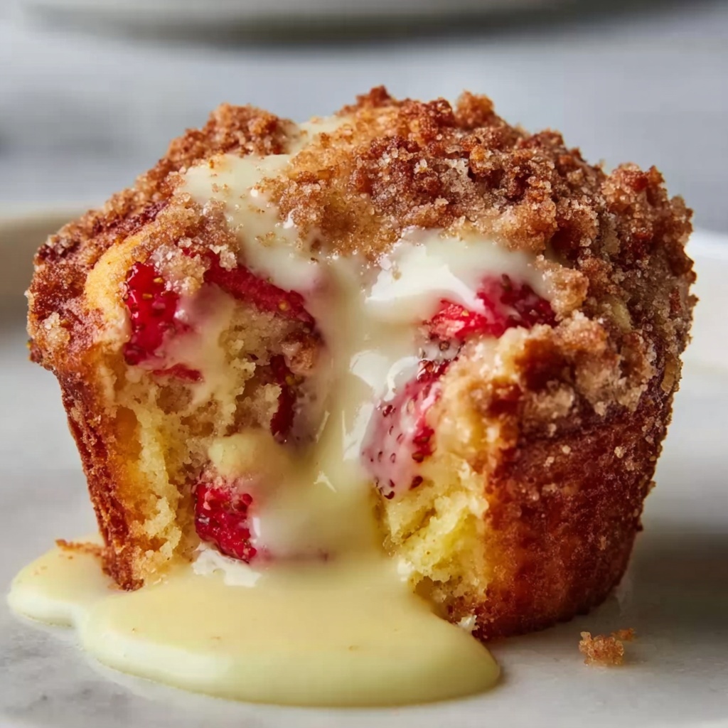 Strawberry Cream Cheese Muffins Recipe - Recipe Image