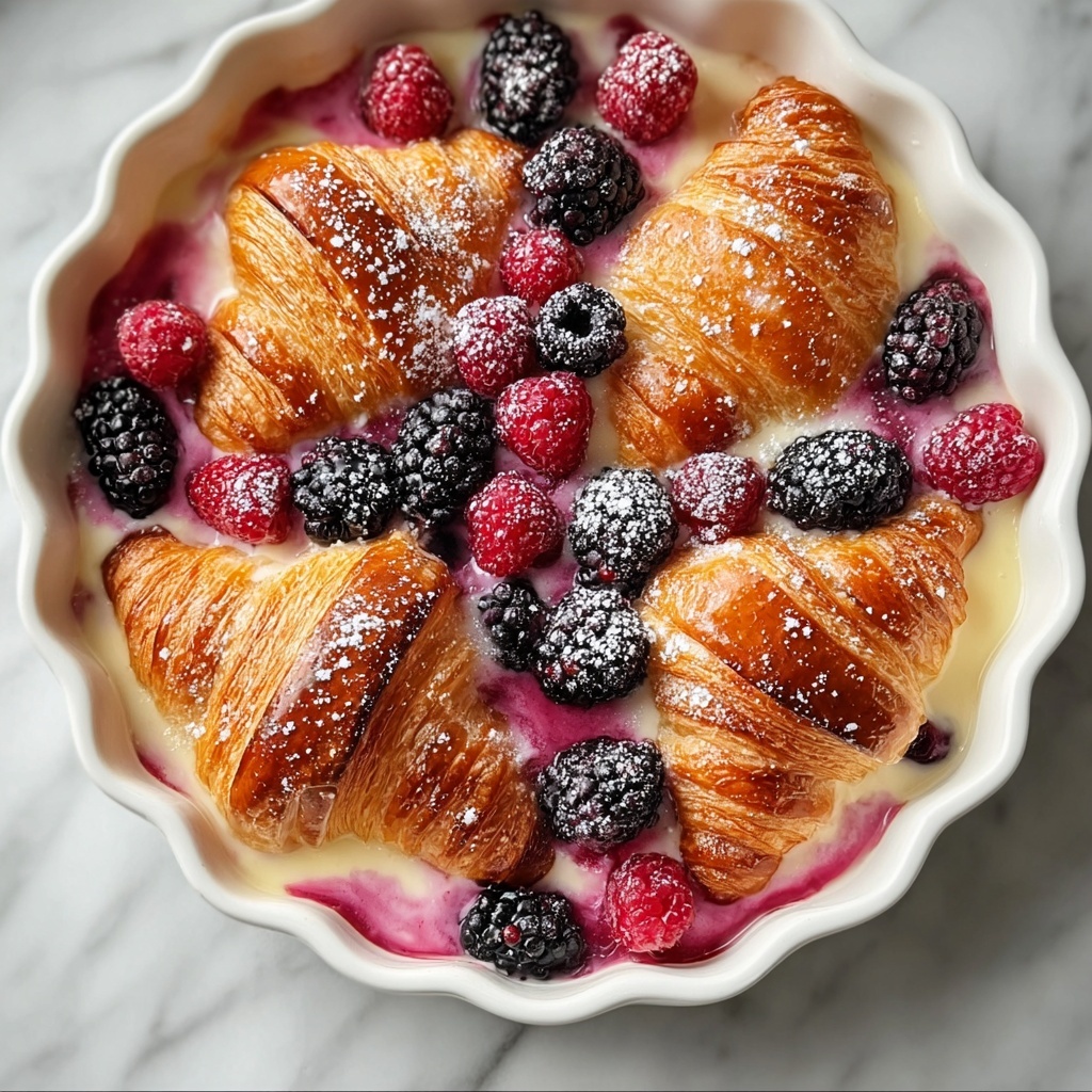 Berry Croissant Breakfast Bake Recipe - Recipe Image