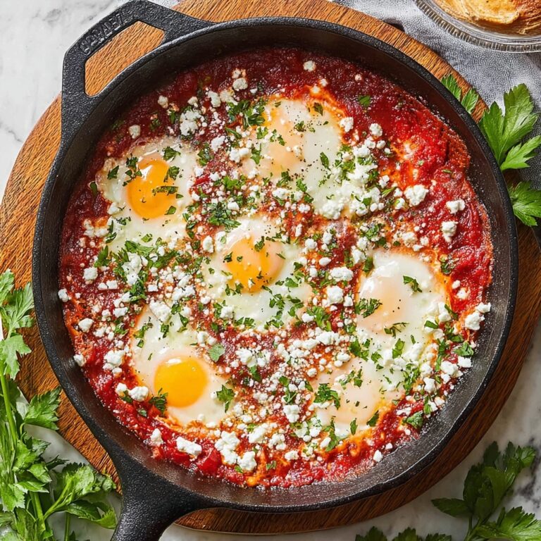 Creamy Spiced Shakshuka with Chickpeas and Feta Recipe