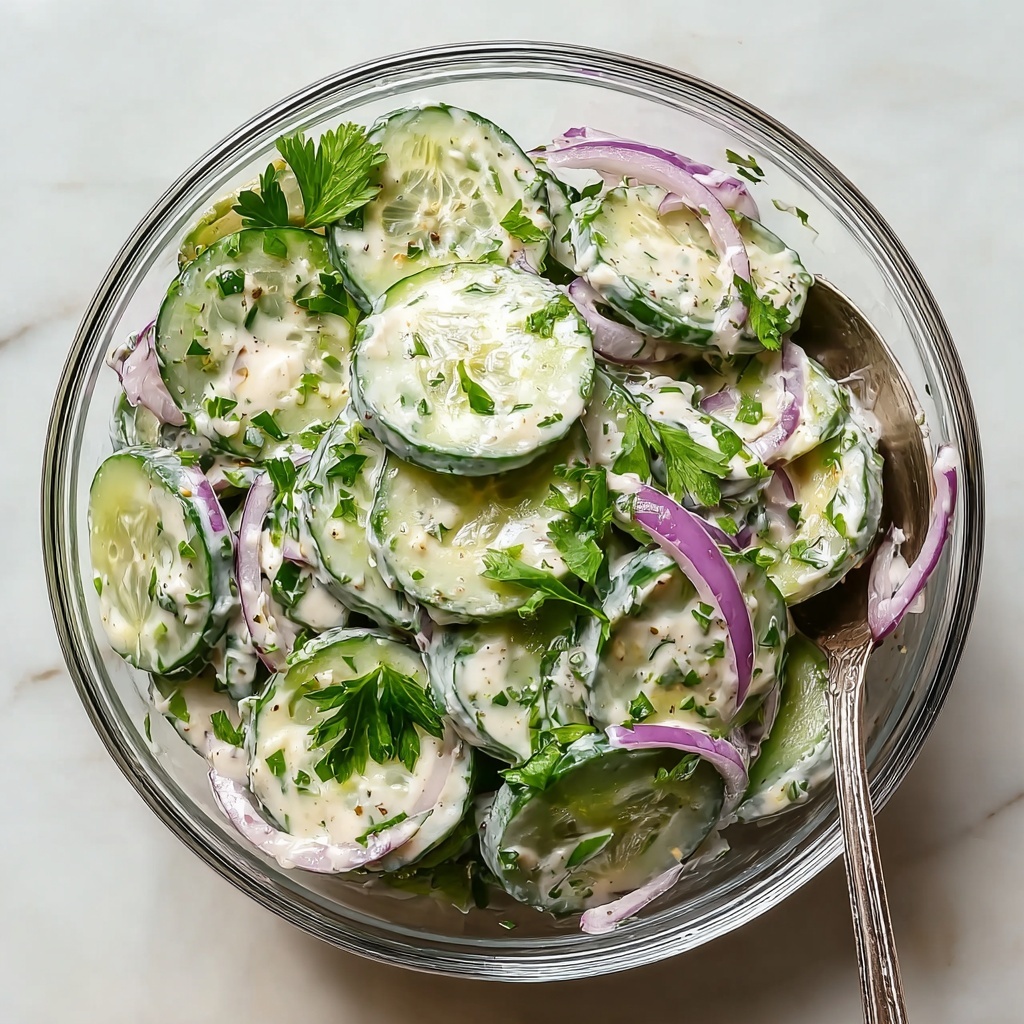 High Protein Cucumber Salad for a Refreshing Meal Boost Recipe - Recipe Image