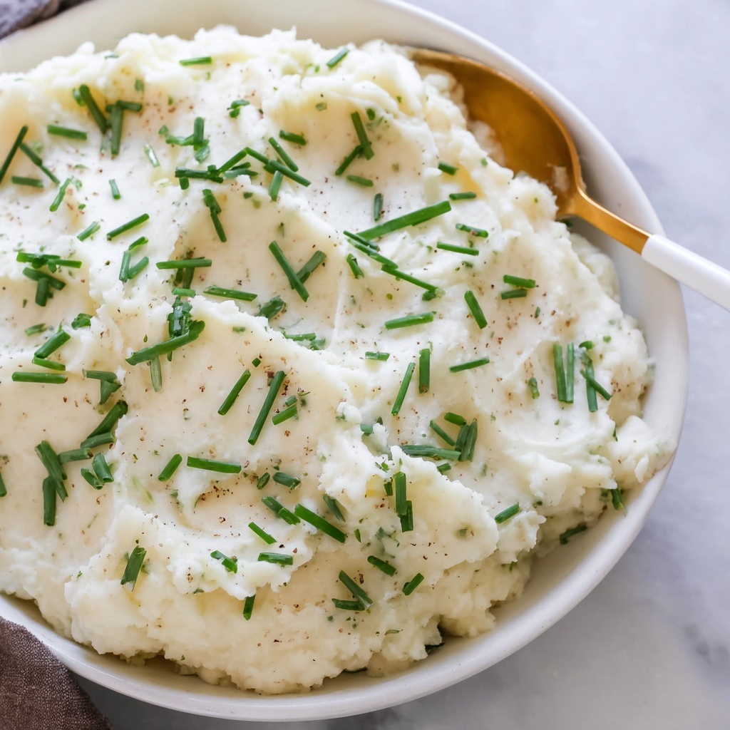 Creamy Boursin Mashed Potatoes Recipe - Recipe Image