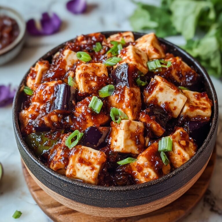Mouthwatering Eggplant Mapo Tofu to Spice Up Dinner Time Recipe