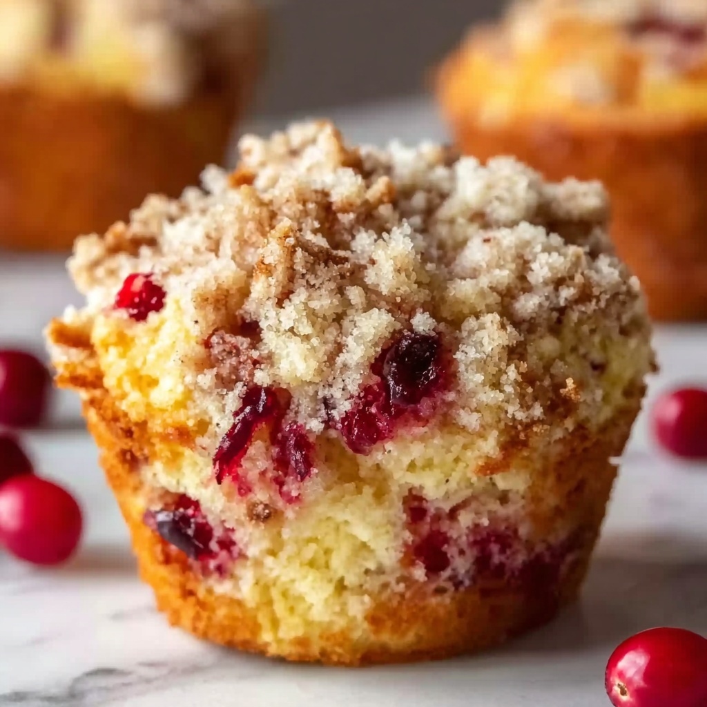 Ricotta Cranberry Orange Muffins Recipe - Recipe Image