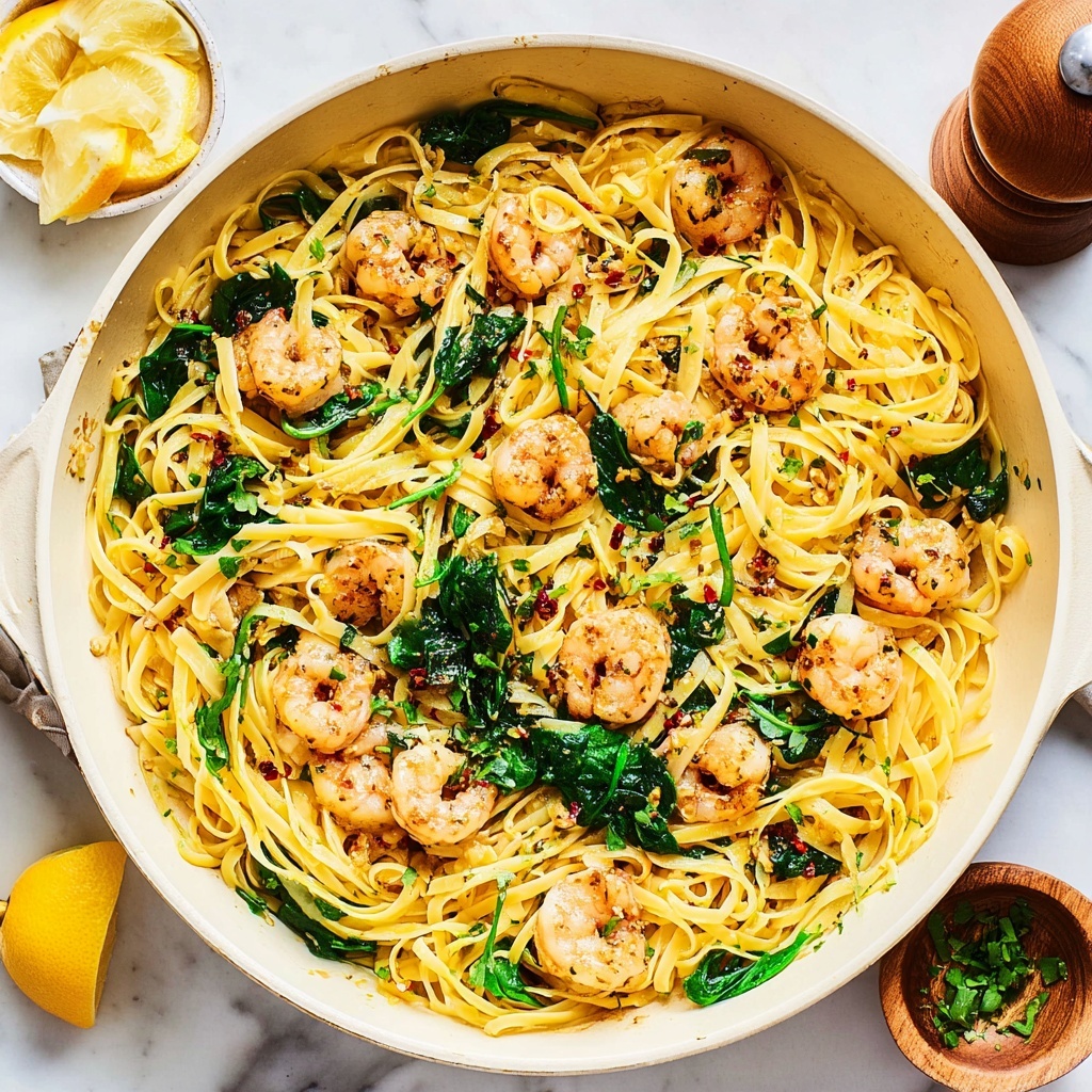 Garlic Butter Shrimp Pasta Recipe - Recipe Image