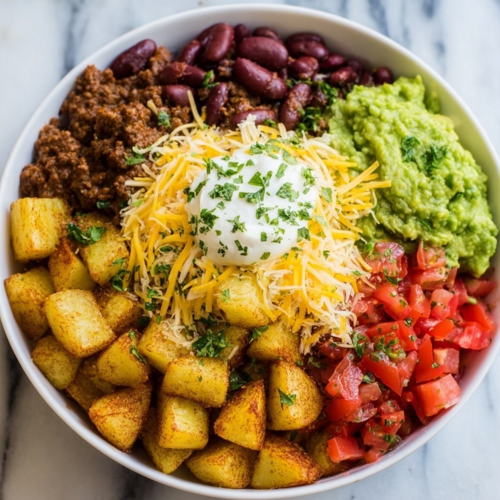 Potato Taco Bowl Recipe - Recipe Image