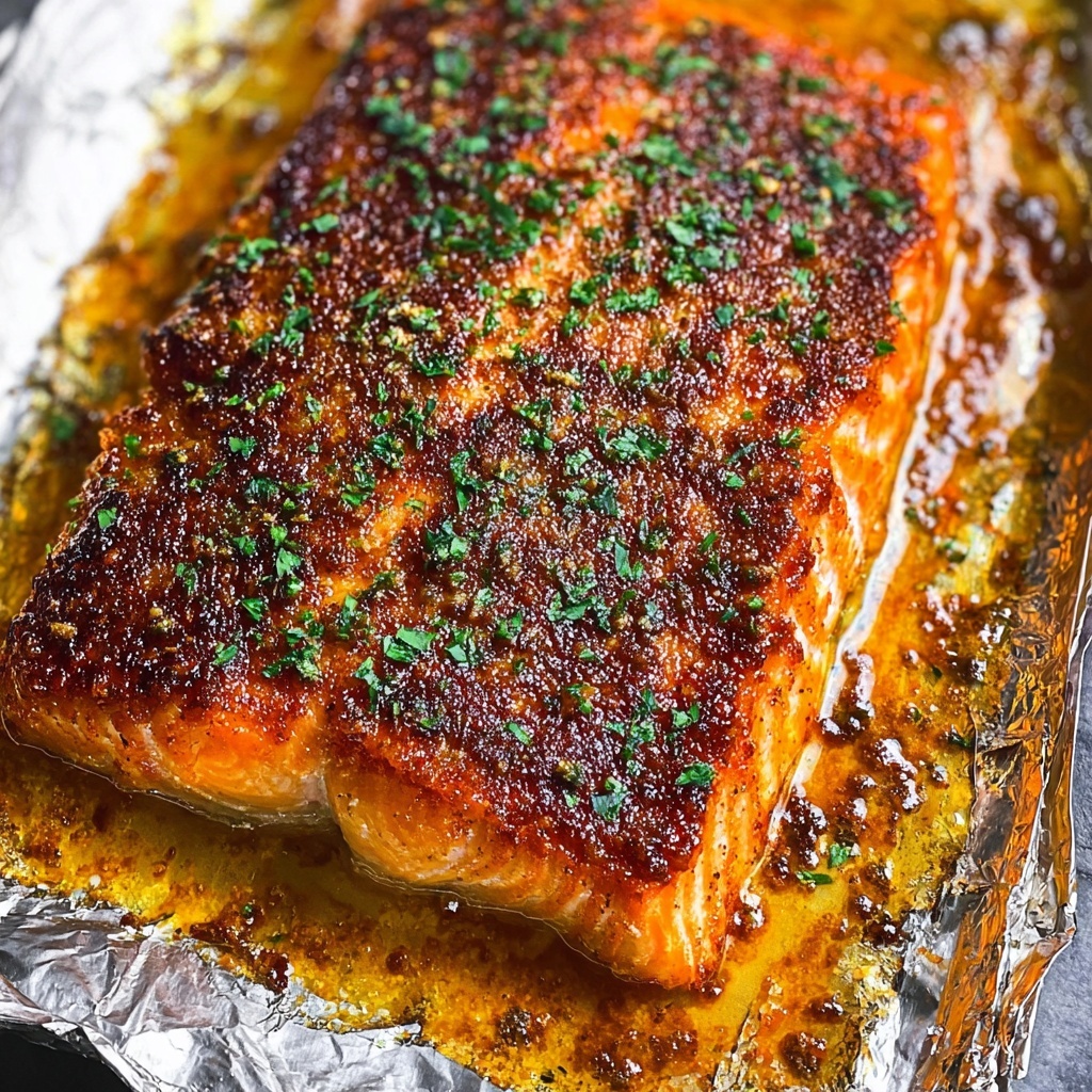 Oven Baked Garlic Herb Salmon Recipe - Recipe Image