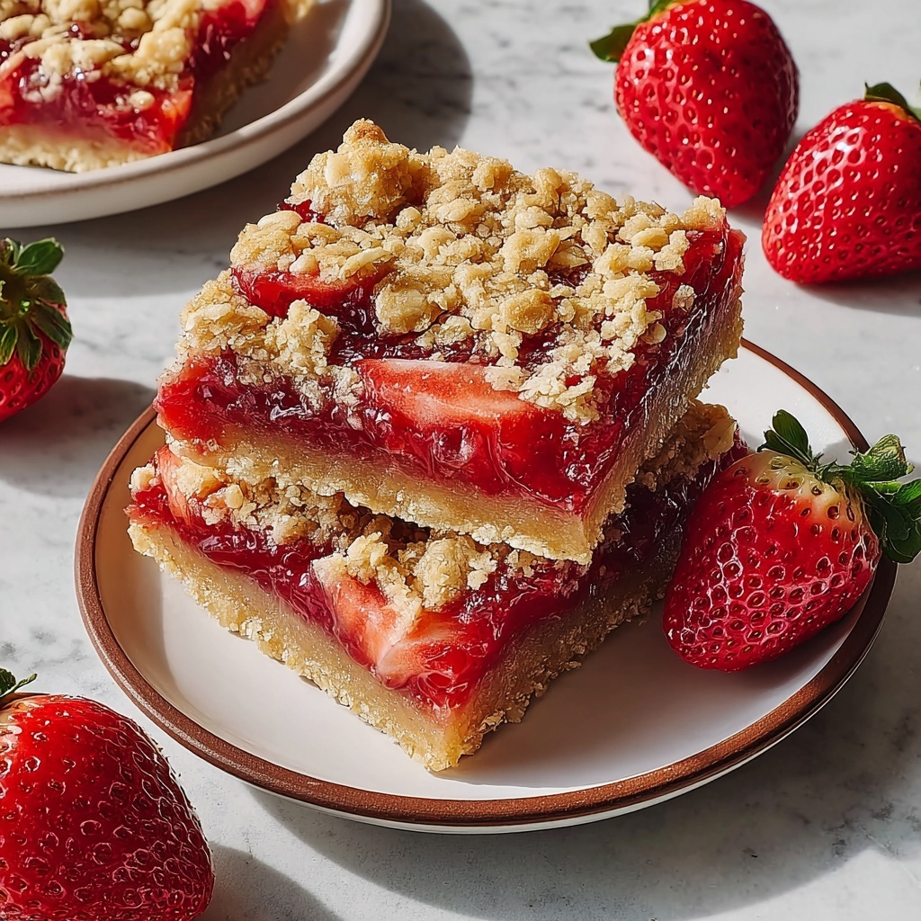 Healthy Strawberry Oatmeal Bars: An Amazing Ultimate Recipe - Recipe Image