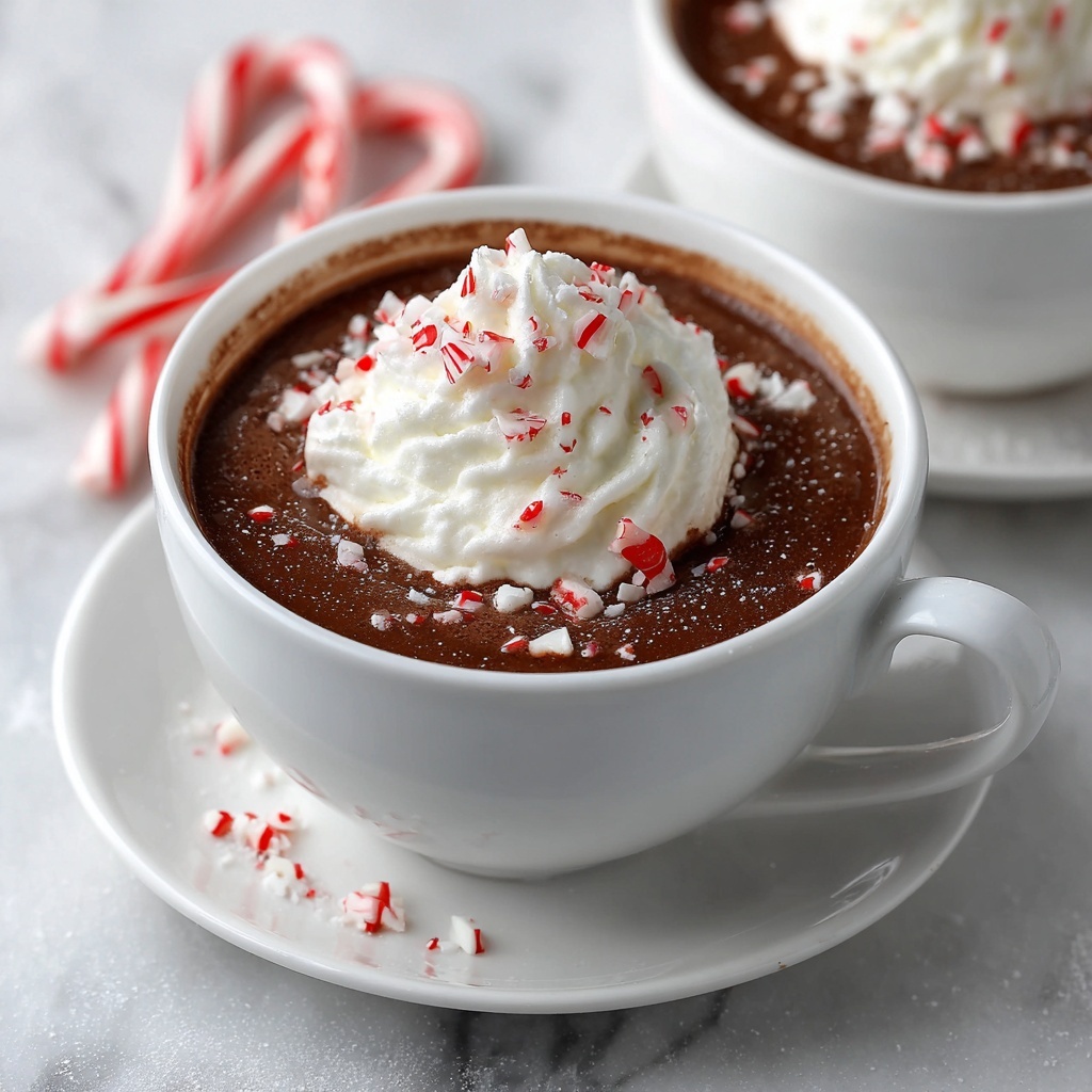 Rich Peppermint Hot Chocolate Recipe - Recipe Image