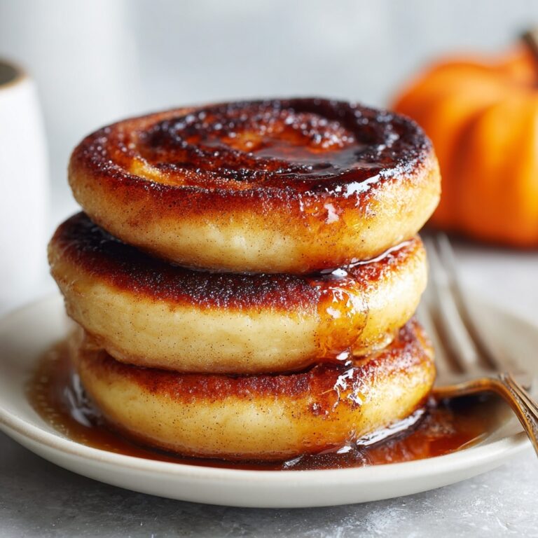 Pumpkin Cinnamon Roll Pancakes with Cream Cheese Glaze Recipe