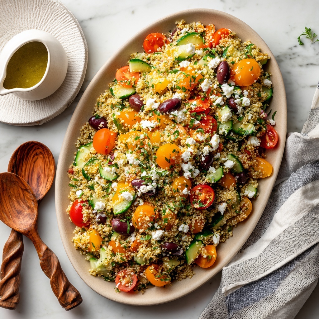 Simple Quinoa Salad with Cherry Tomatoes, Feta, and Fresh Mint Recipe - Recipe Image