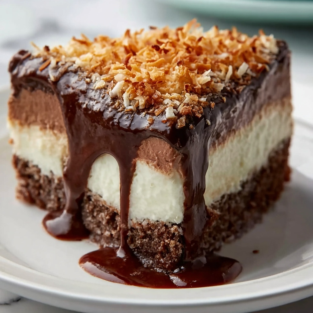 No-Bake German Chocolate Pie Recipe - Recipe Image