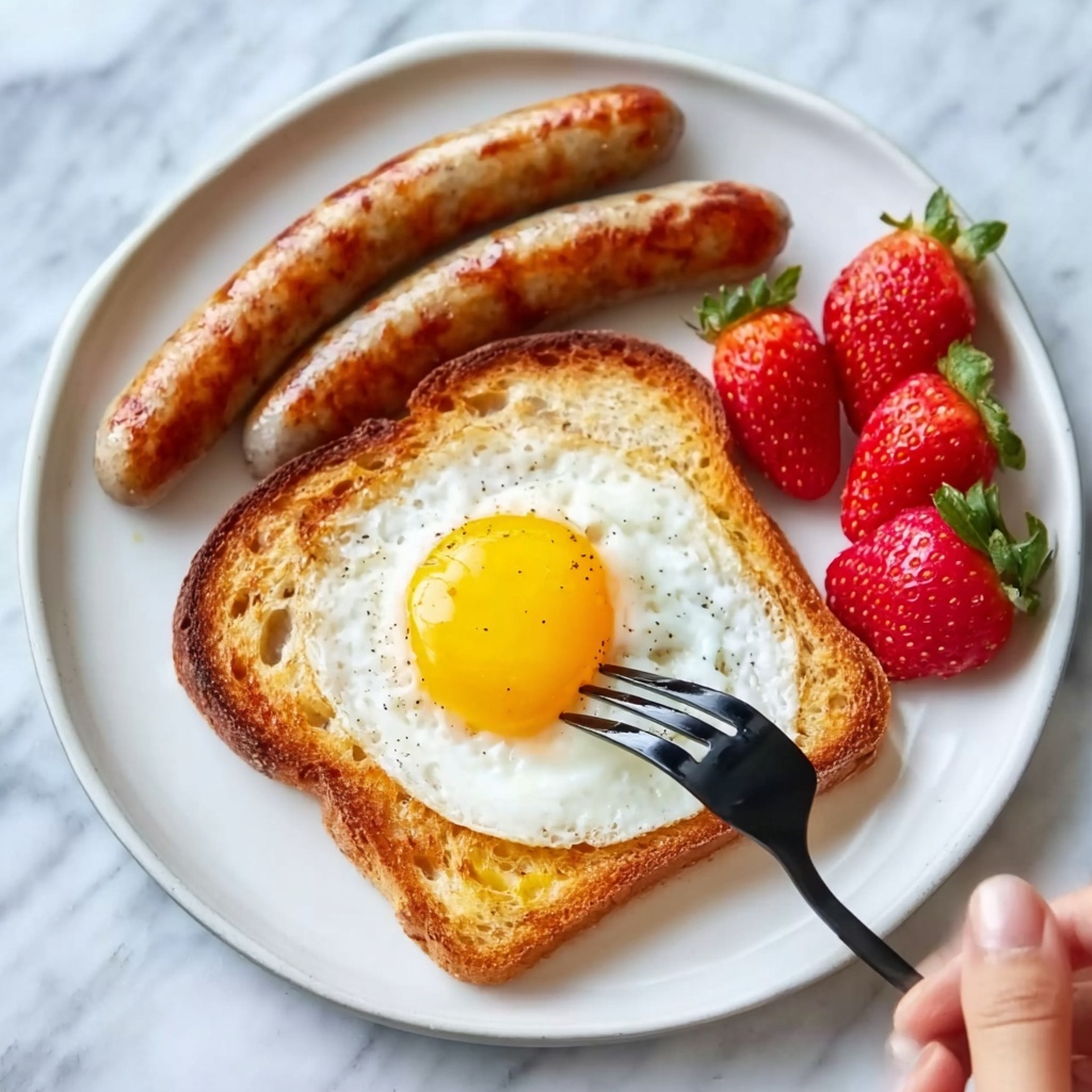 Air Fryer Egg Toast Recipe - Recipe Image