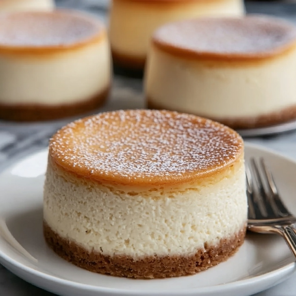 Quick Mini Japanese Cheesecakes Recipe - Recipe Image