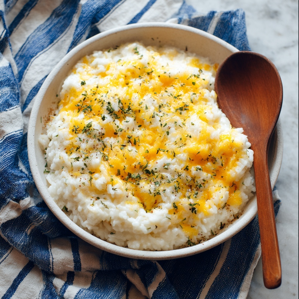 Cheesy Rice Recipe - Recipe Image