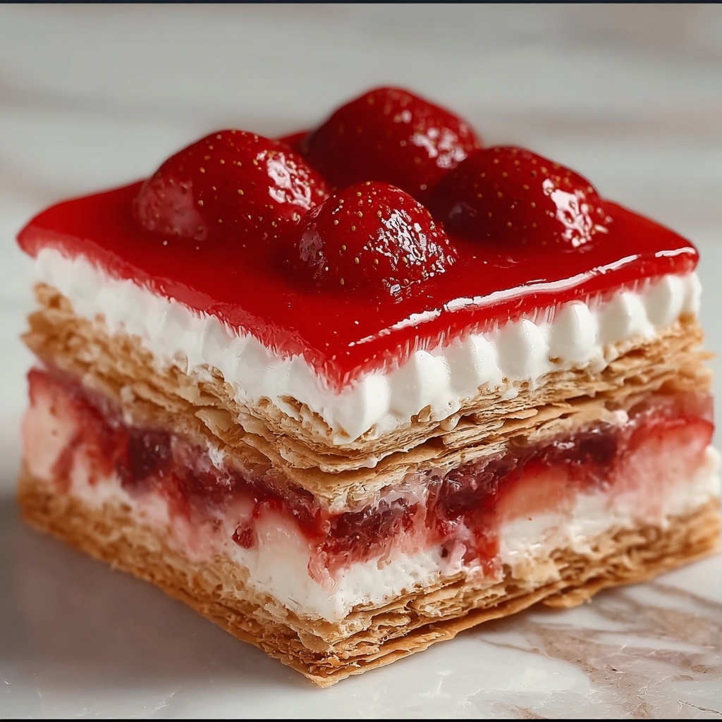 Strawberry Eclair Cake: Irresistible No-Bake Dessert Recipe - Recipe Image
