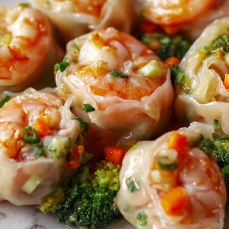 Shrimp and Vegetable Dumplings Recipe