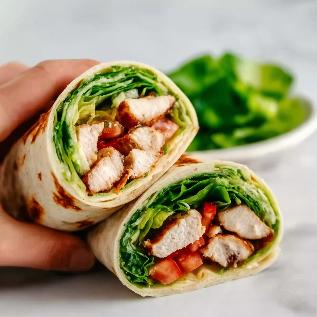Chicken Veggie Wrap Recipe - Recipe Image