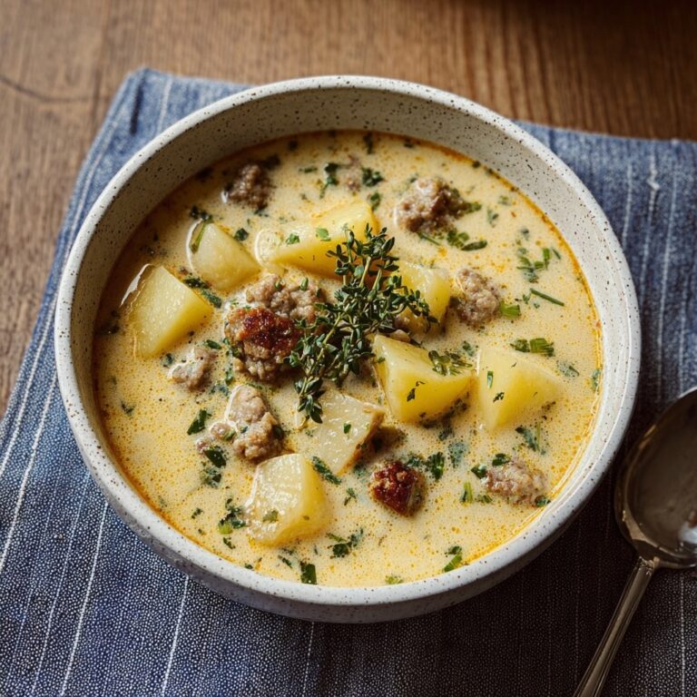 Creamy Potato and Sausage Soup Recipe