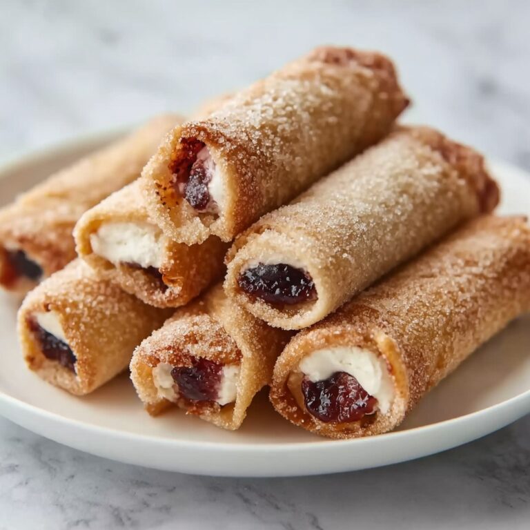 Cherry Cheesecake Egg Rolls Recipe