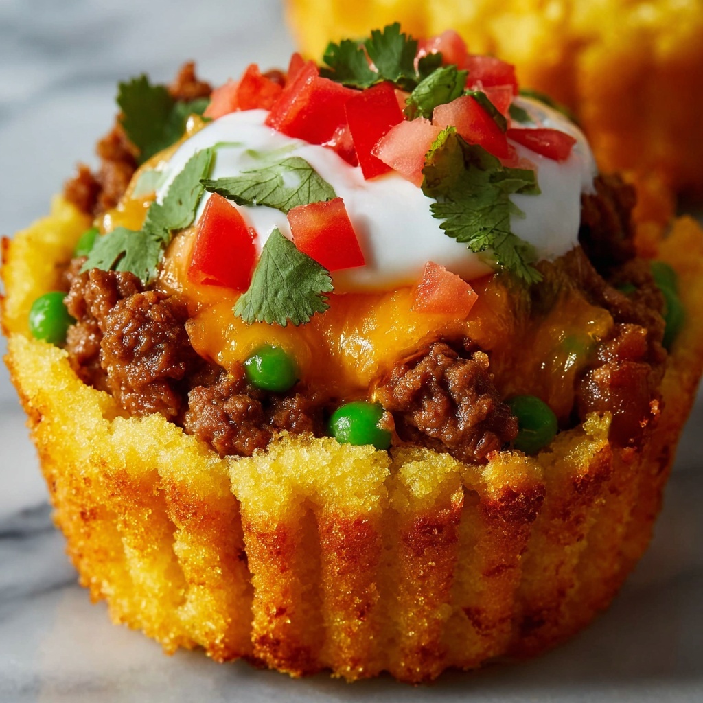 Taco Cupcakes Recipe - Recipe Image