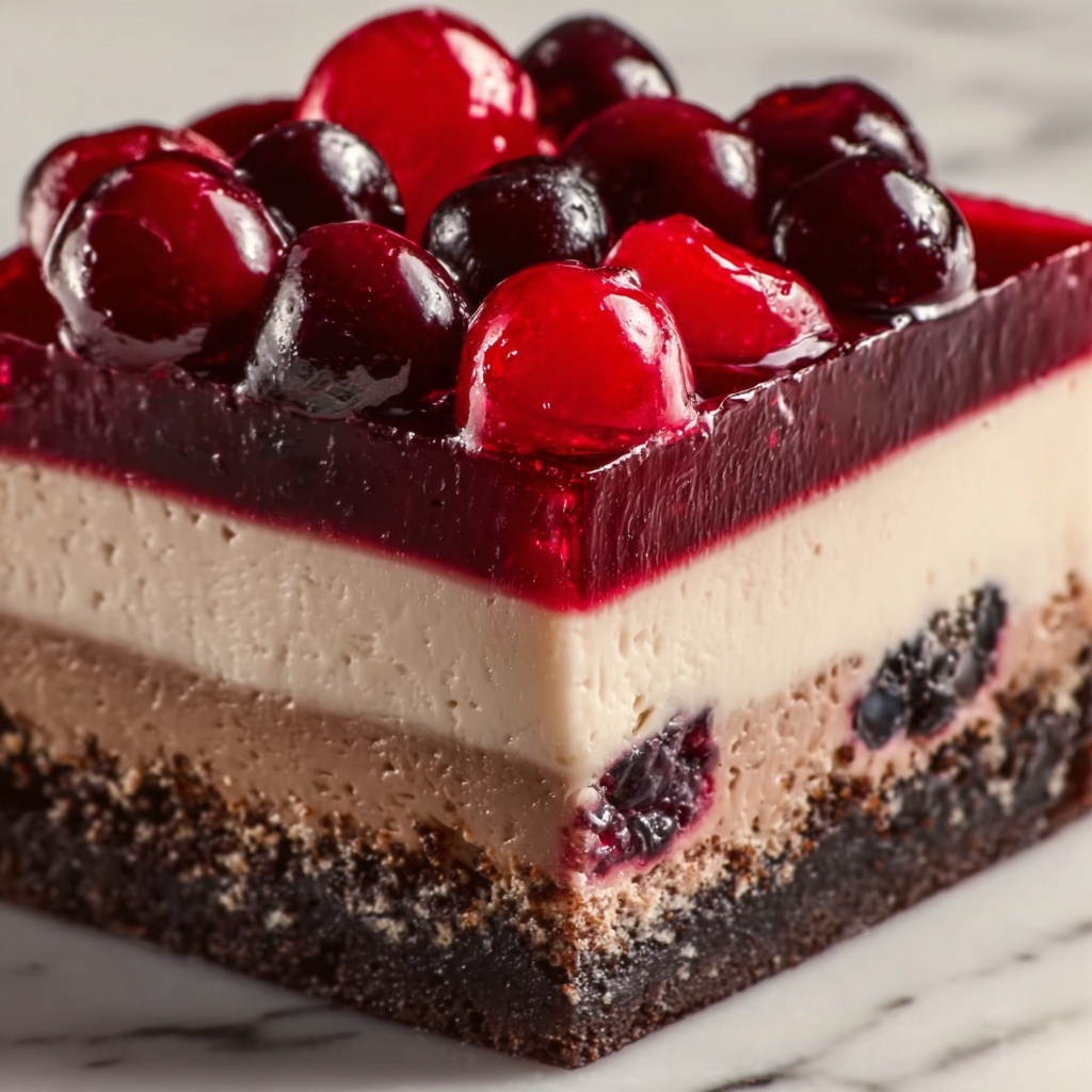Decadent Black Forest Cheesecake Recipe - Recipe Image