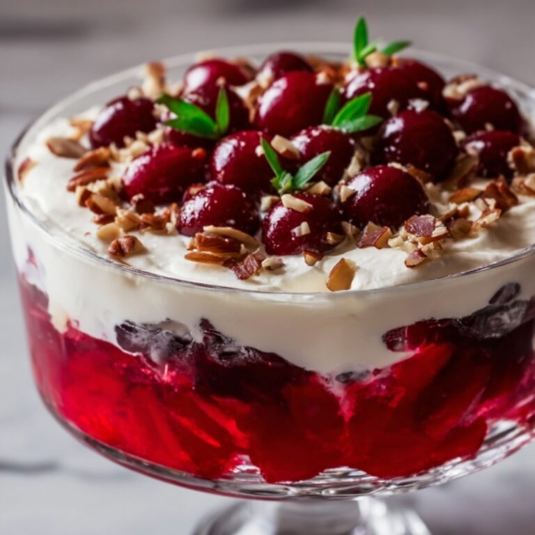 Cranberry Jello Salad with Cream Cheese and Pecans Recipe