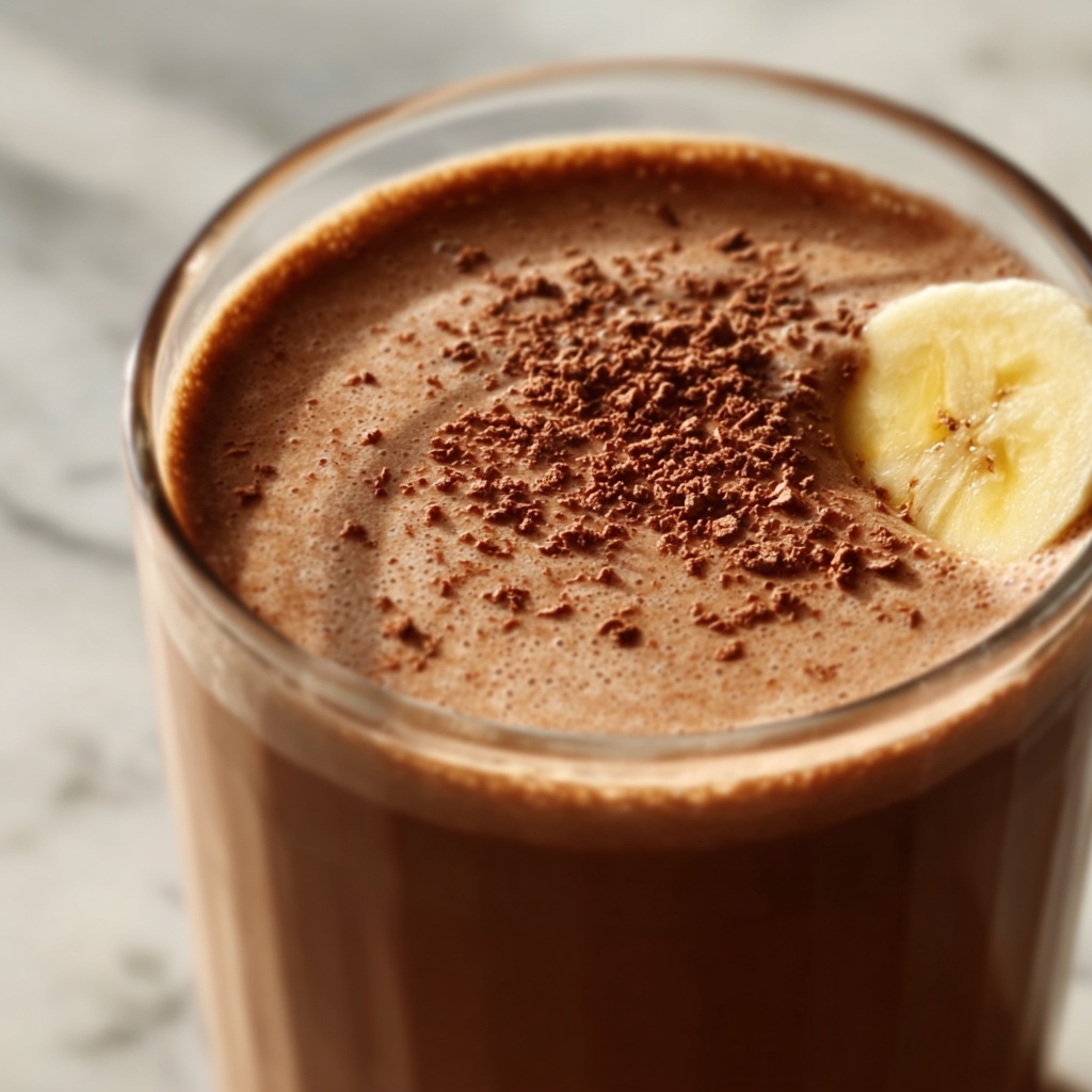 Banana Chocolate Smoothie Recipe - Recipe Image