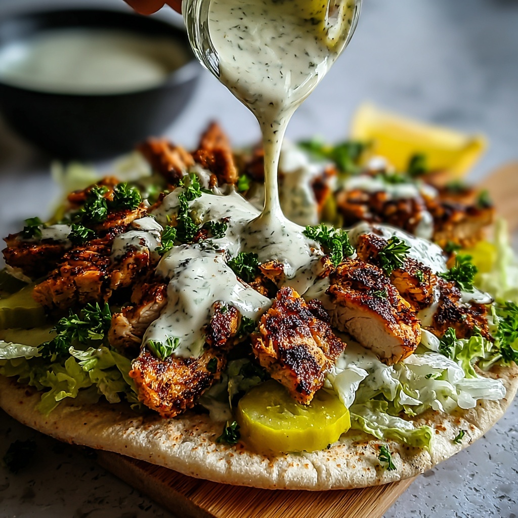 Chicken Shawarma with Creamy Garlic Sauce Recipe - Recipe Image