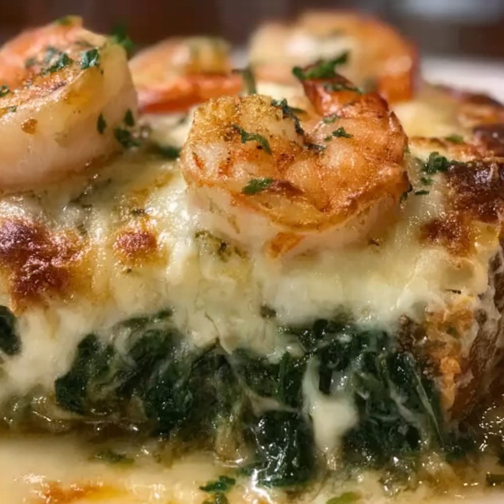 Stuffed Catfish with Spinach, Shrimp, and Cheese Recipe - Recipe Image