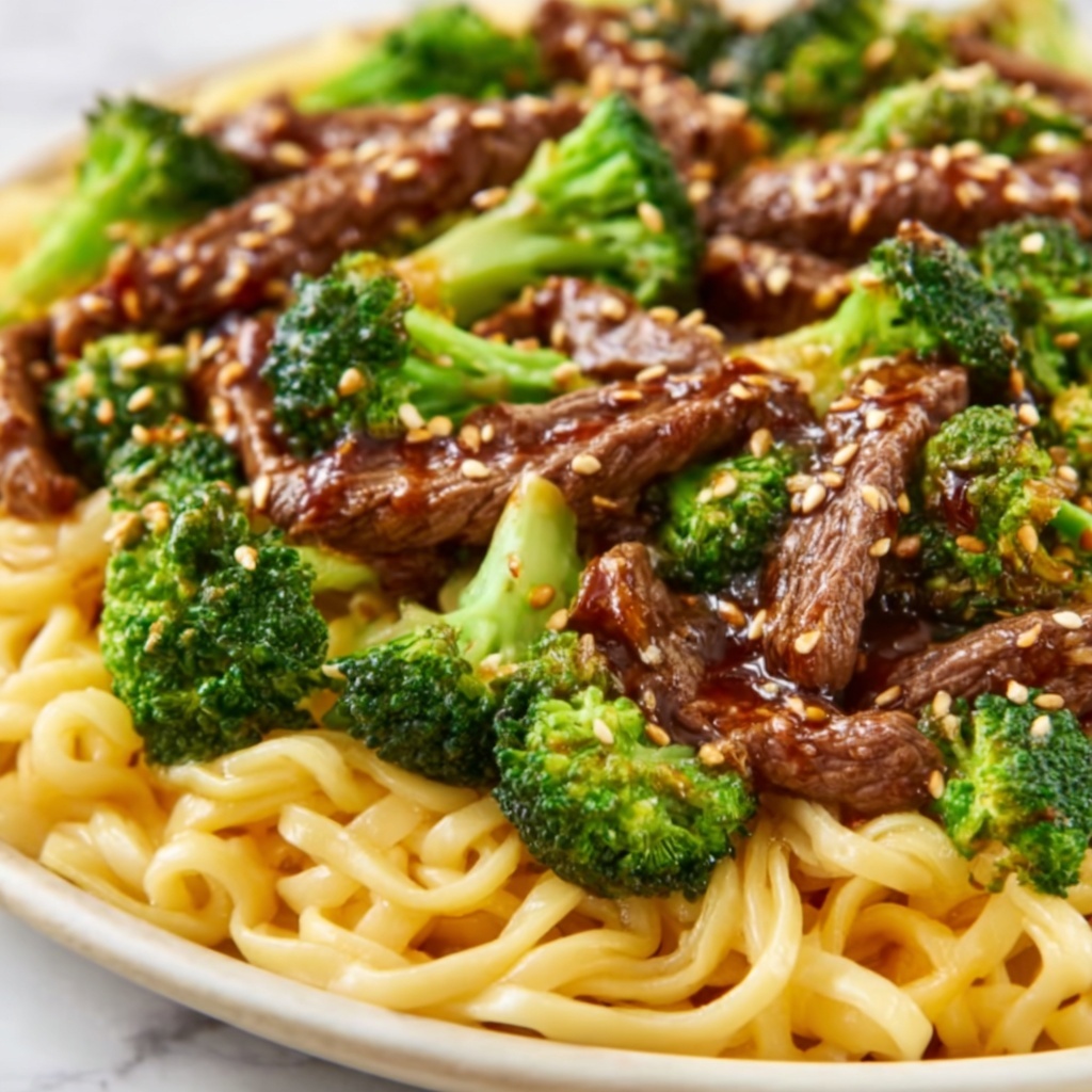 Beef and Broccoli Ramen Stir Fry Recipe - Recipe Image