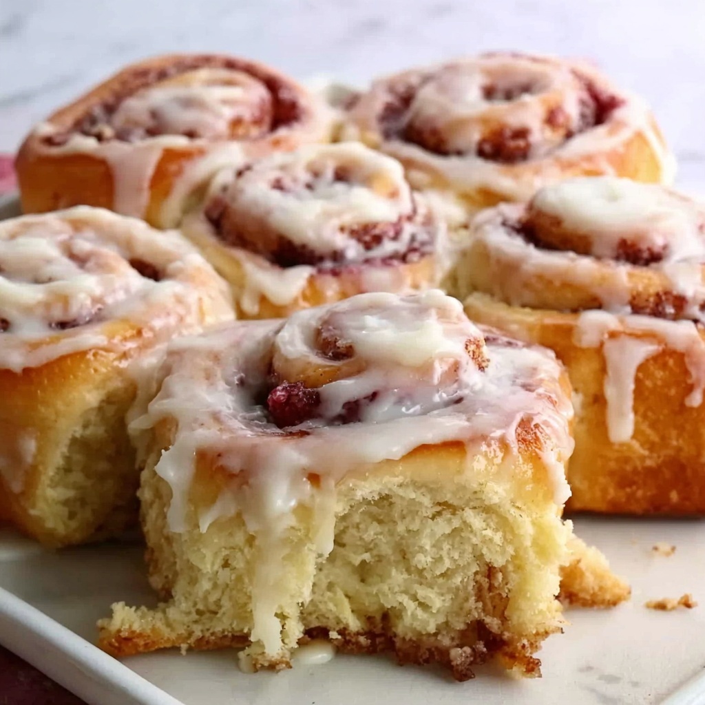Strawberry Cinnamon Rolls Recipe - Recipe Image
