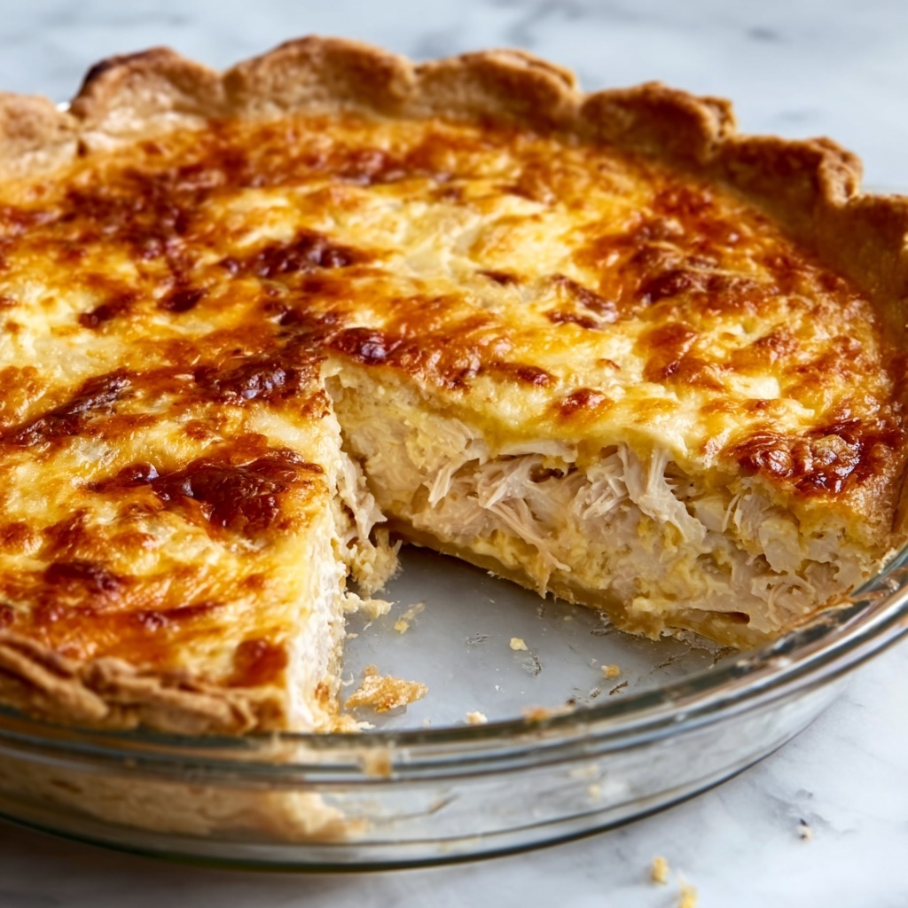 Baked Chicken Salad Pie Recipe - Recipe Image