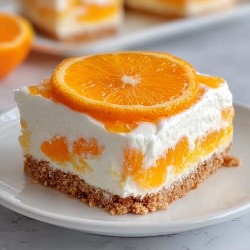 No-Bake Orange Creamsicle Cheesecake Recipe - Recipe Image
