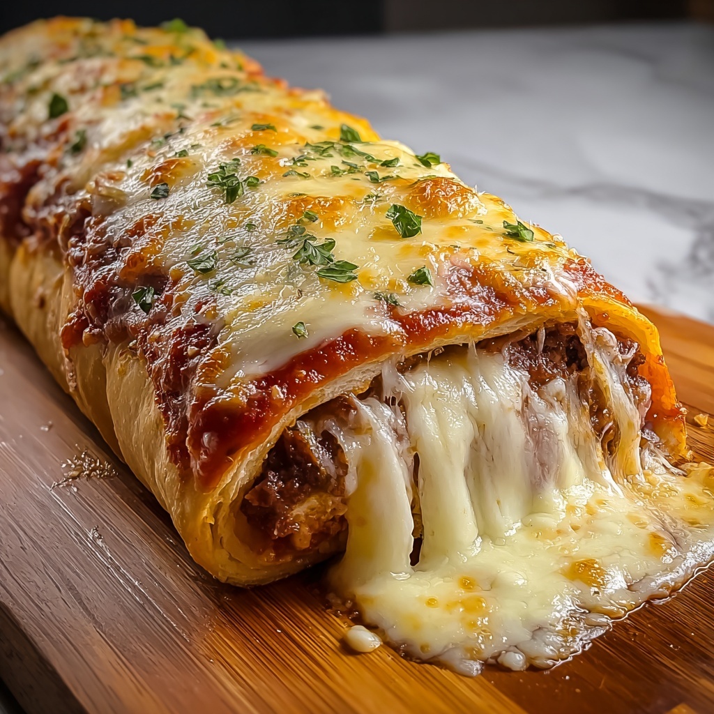 Homemade Stromboli Recipe - Recipe Image