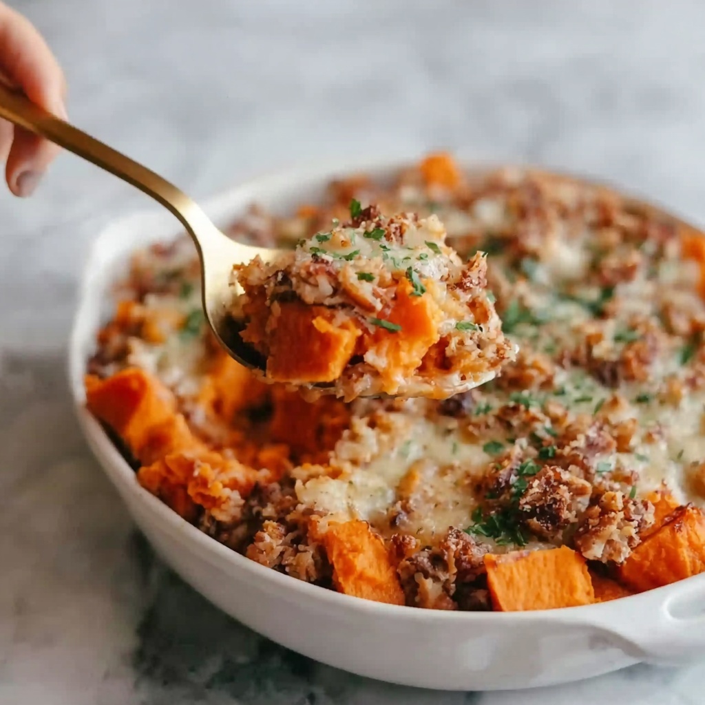 Ground Turkey and Sweet Potato Bake Recipe - Recipe Image