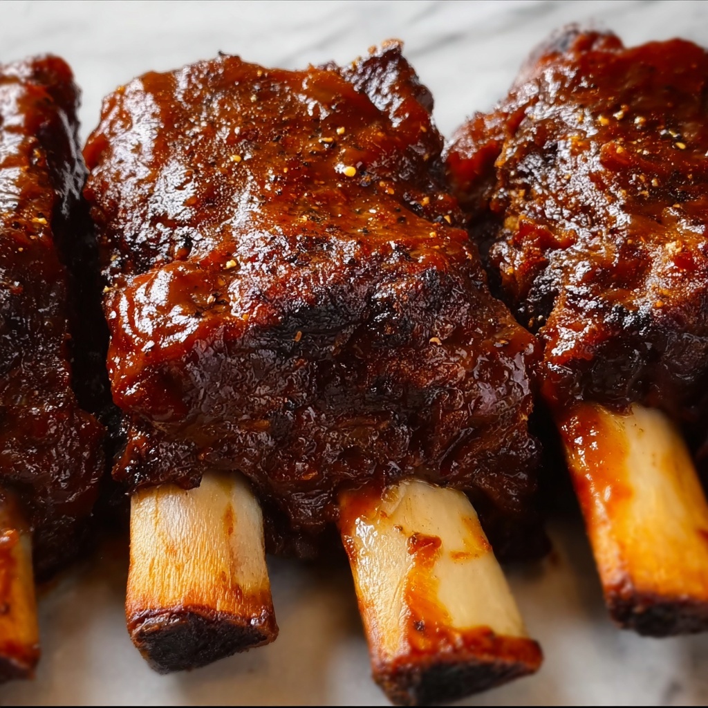 Slow Cooker Barbequed Beef Ribs Recipe - Recipe Image