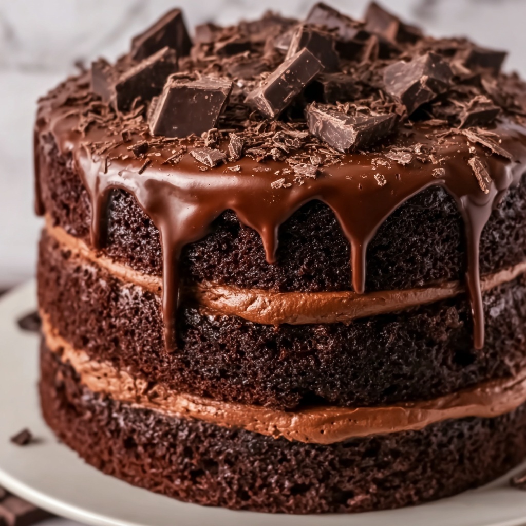 The Best Chocolate Cake Recipe - Recipe Image