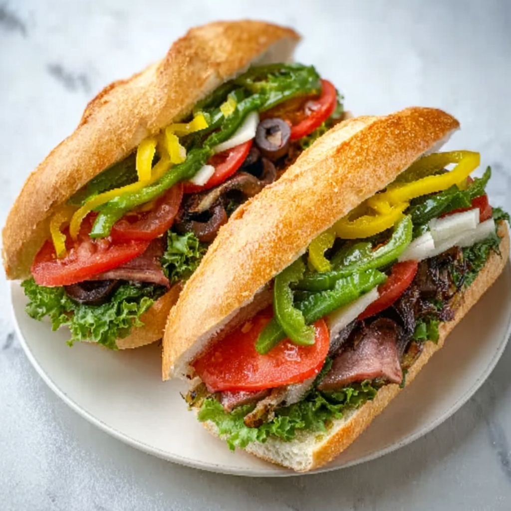 Italian Sub Sandwich Recipe - Recipe Image