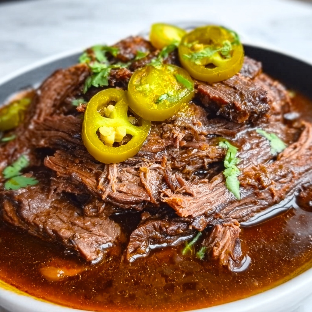 Garlicky Mississippi Pot Roast Recipe - Recipe Image