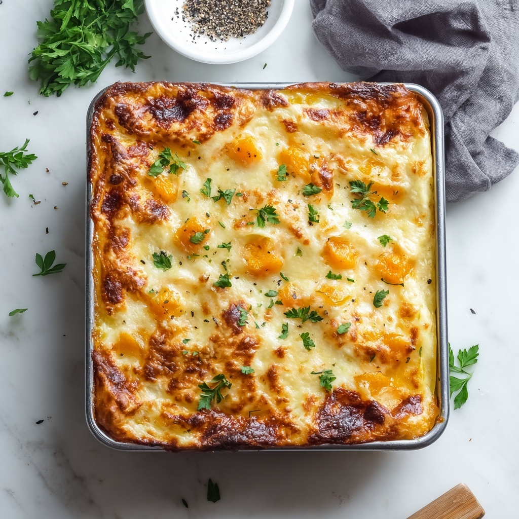 Easy Butternut Squash Casserole Recipe - Recipe Image