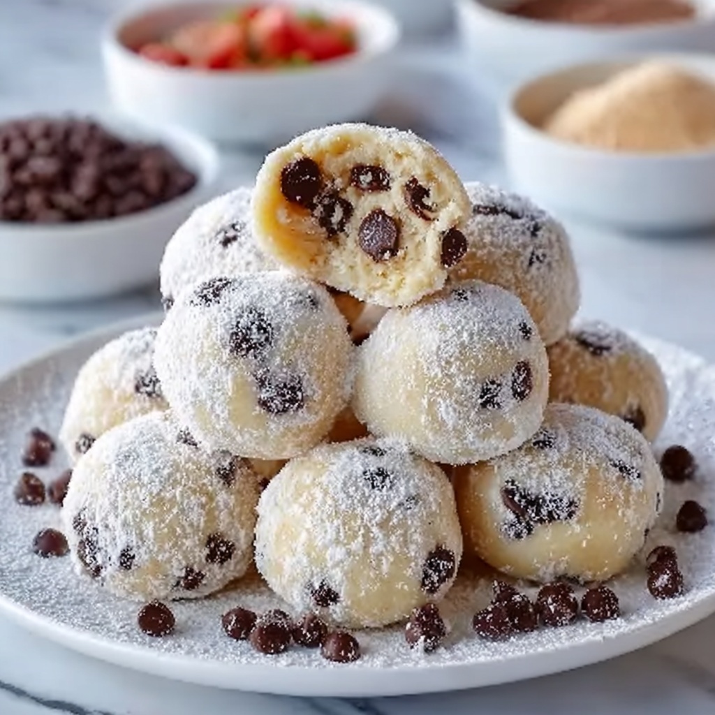 Chocolate Chip Snowball Cookies Recipe - Recipe Image