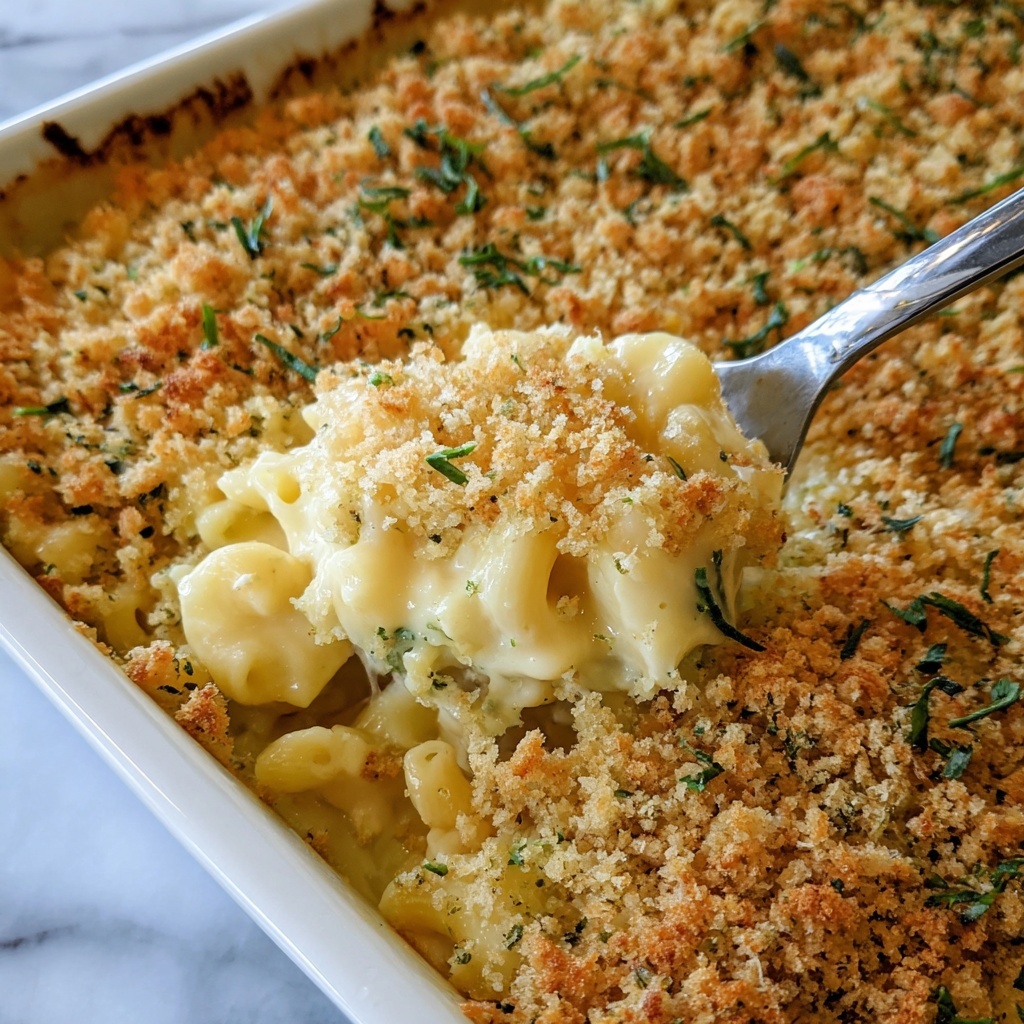 Baked Mac and Cheese with Cheez-It Crust Recipe - Recipe Image