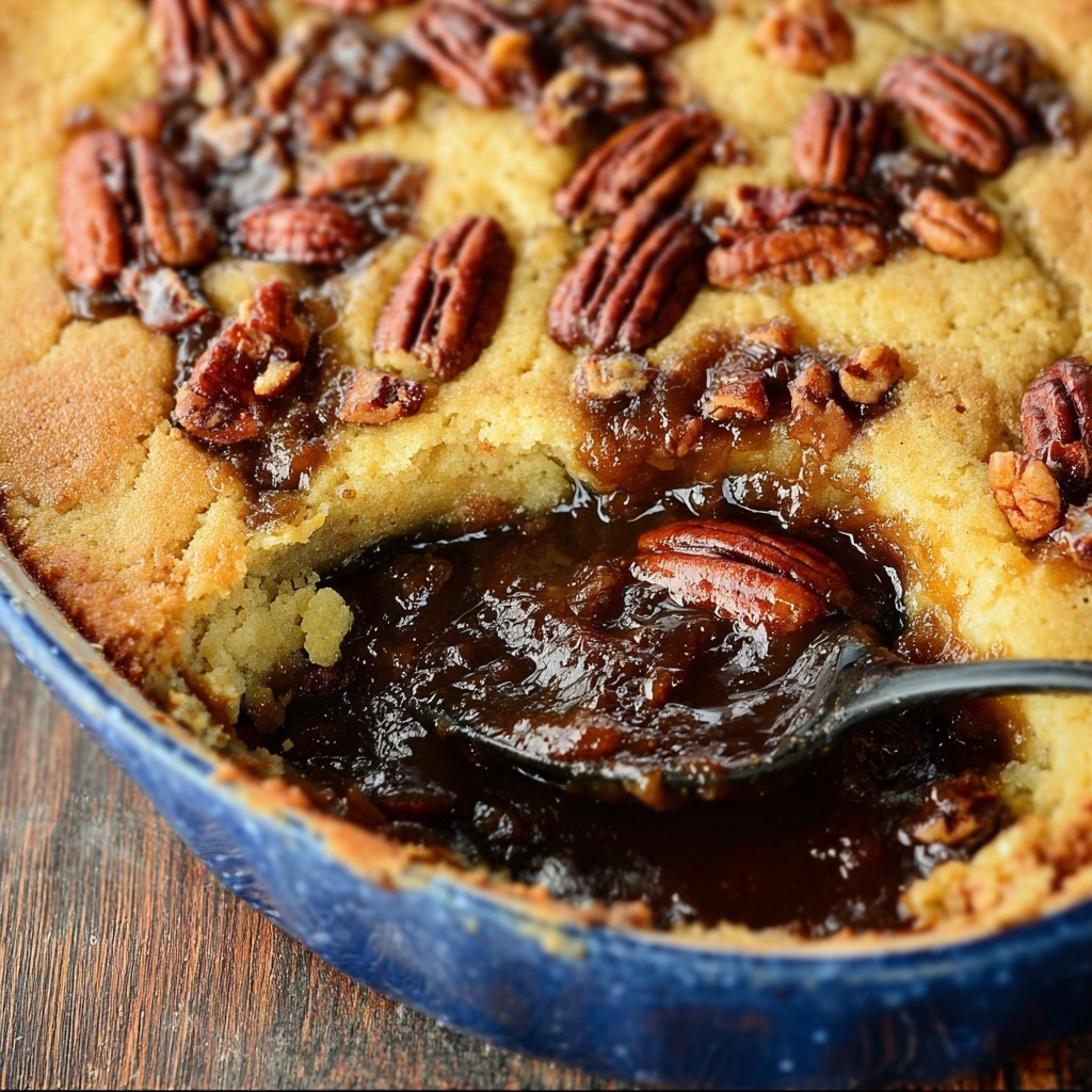 Pecan Pie Cobbler Recipe - Recipe Image