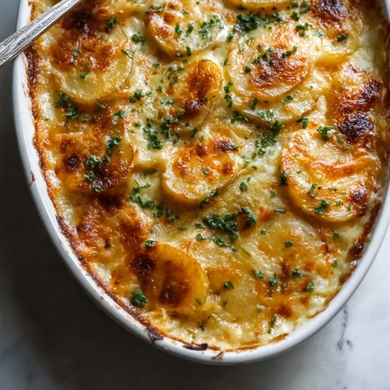 Dad’s Creamy & Cheesy Au Gratin Potatoes Recipe